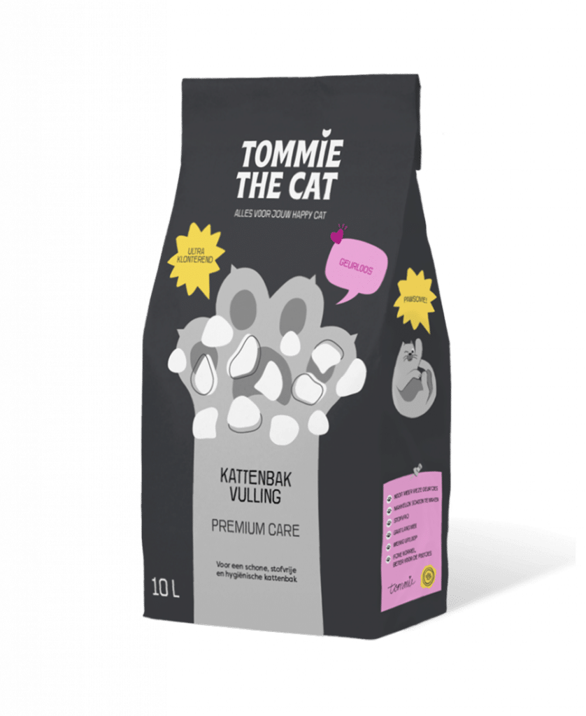 Tommie the Cat kattenbakvulling verpakking geurloos