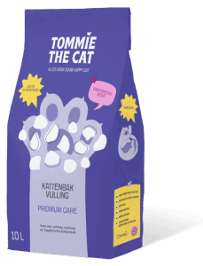 Tommie the Cat kattenbakvulling babypoeder geur