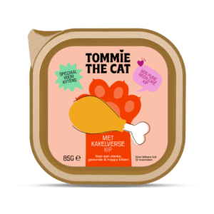 Tommie the Cat natvoeding kitten kip verpakking