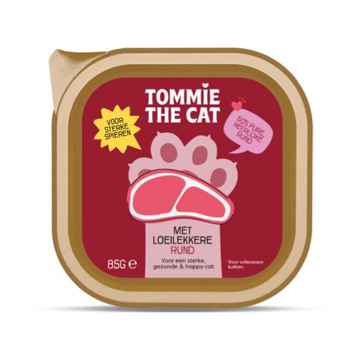 Tommie the Cat natvoeding rund verpakking