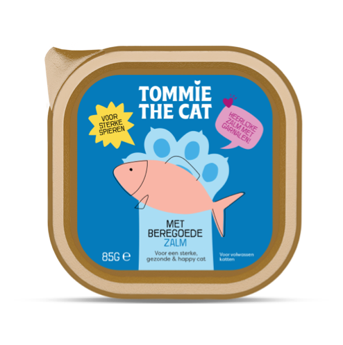 Tommie the Cat natvoeding zalm met garnalen verpakking