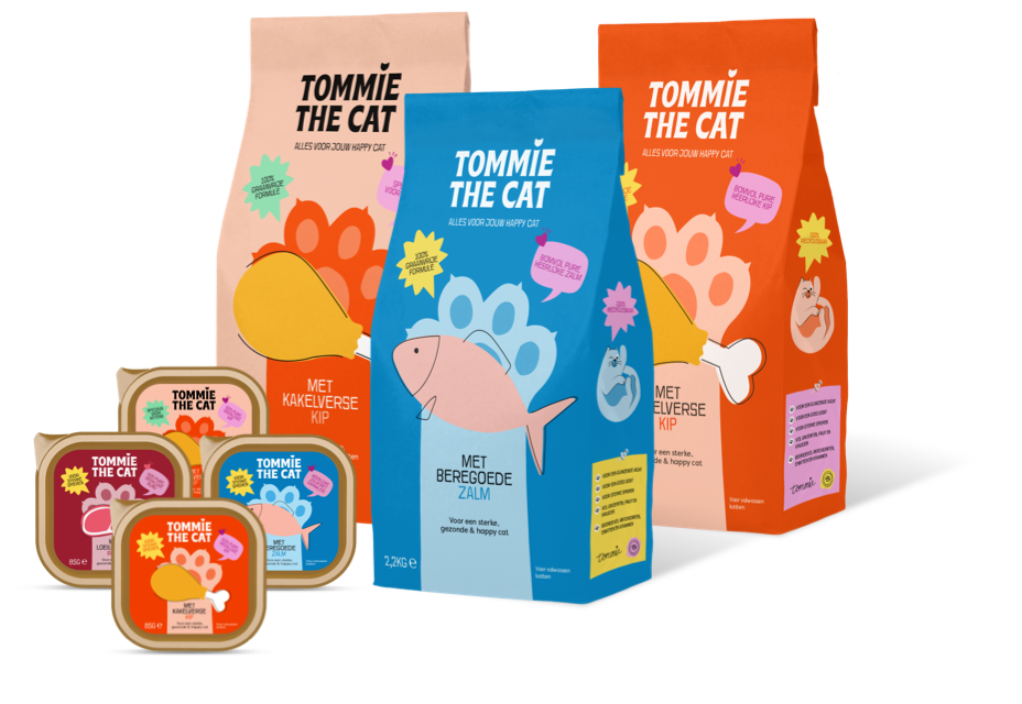 Tommie the cat voeding pakket