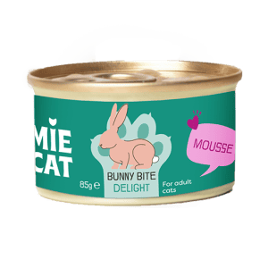Natvoer kat mousse met konijn