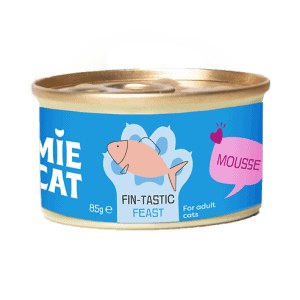 Natvoer kat mousse vis