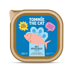 Natvoer Tommie the Cat pate kat zalm met garnalen